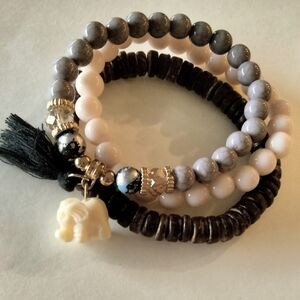 Bohemian Style Beaded Bracelet. Handmade. NWOT.